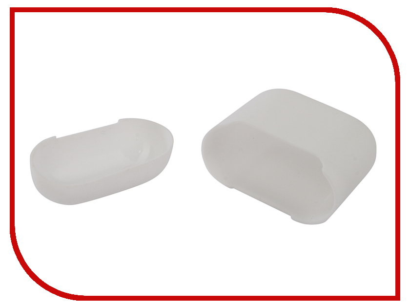 

Аксессуар Чехол Gurdini Ultra Slim Silicone для Airpods White 907790, 907790