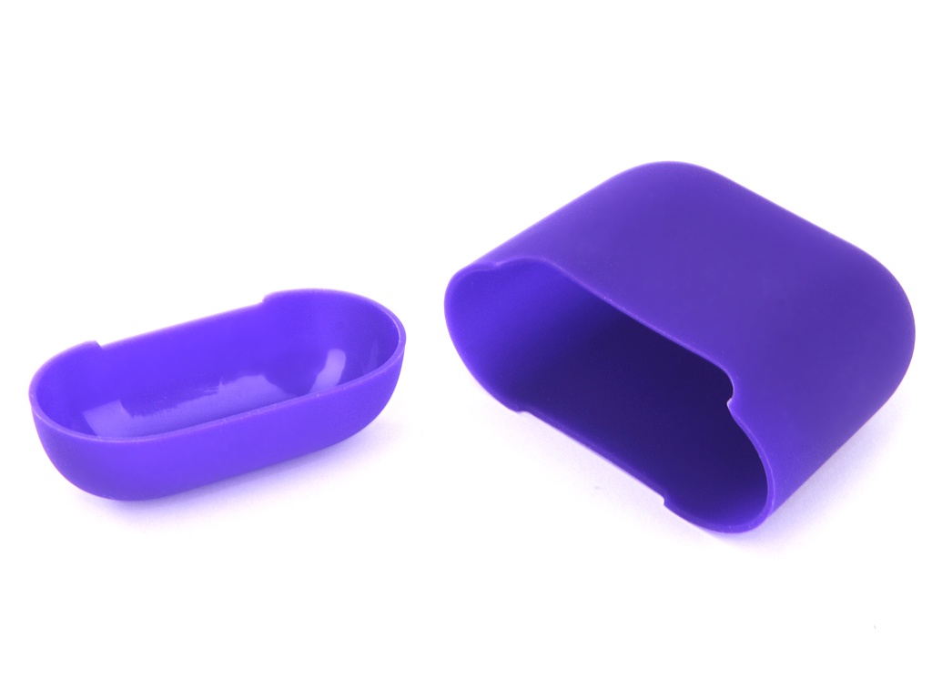 

Аксессуар Чехол Gurdini Ultra Slim Silicone для Airpods Violet 907789, 907789