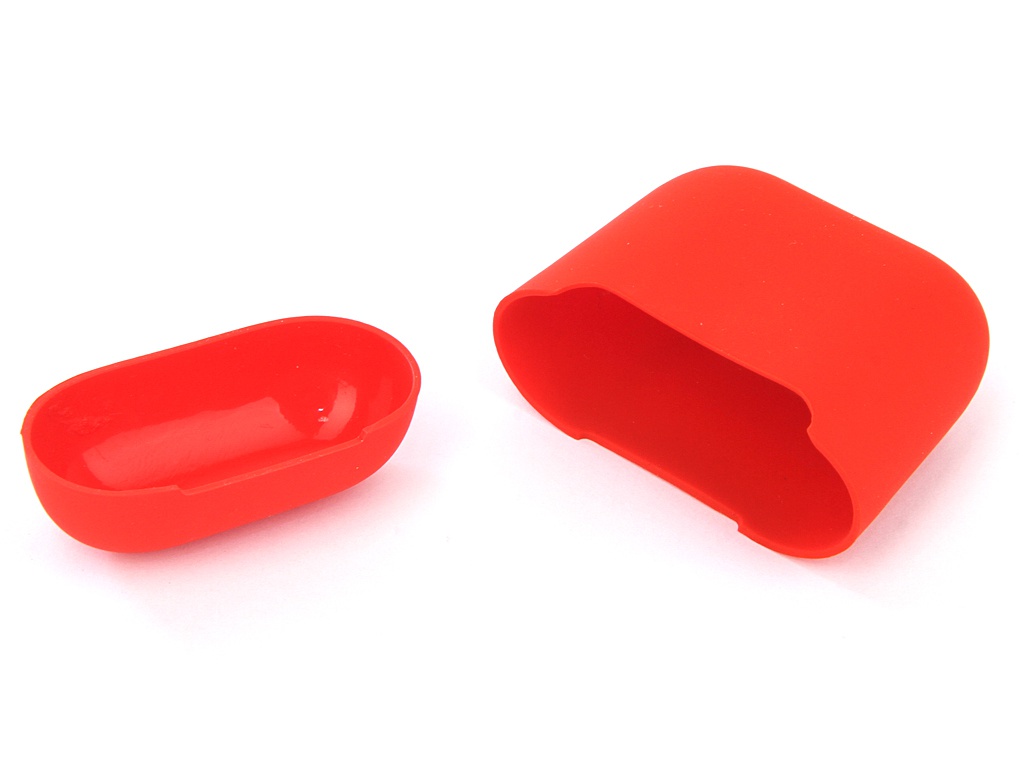 фото Чехол gurdini ultra slim silicone для airpods red 907787