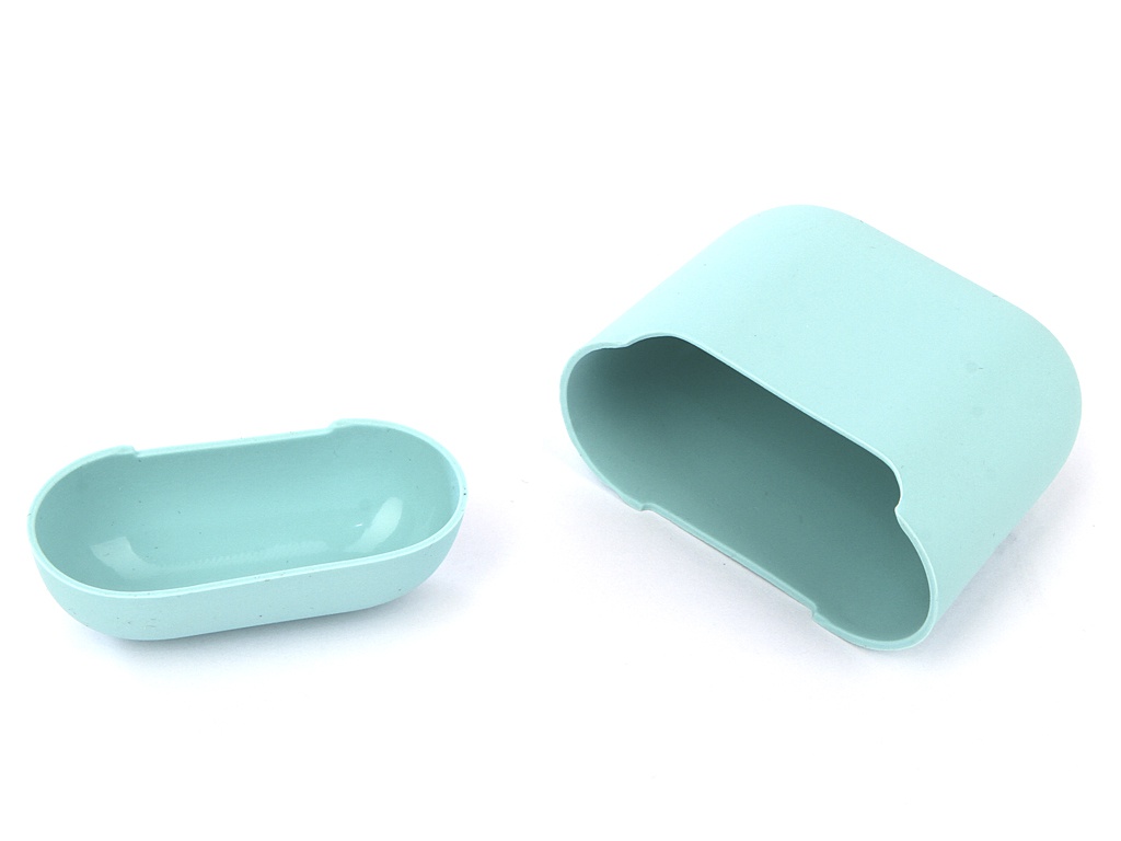 

Чехол Gurdini Ultra Slim Silicone для Airpods Marine Green 907784, 907784