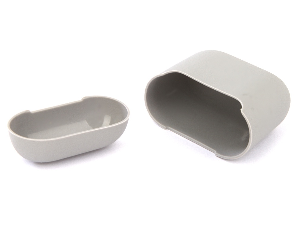 фото Чехол gurdini ultra slim silicone для airpods stone 907783