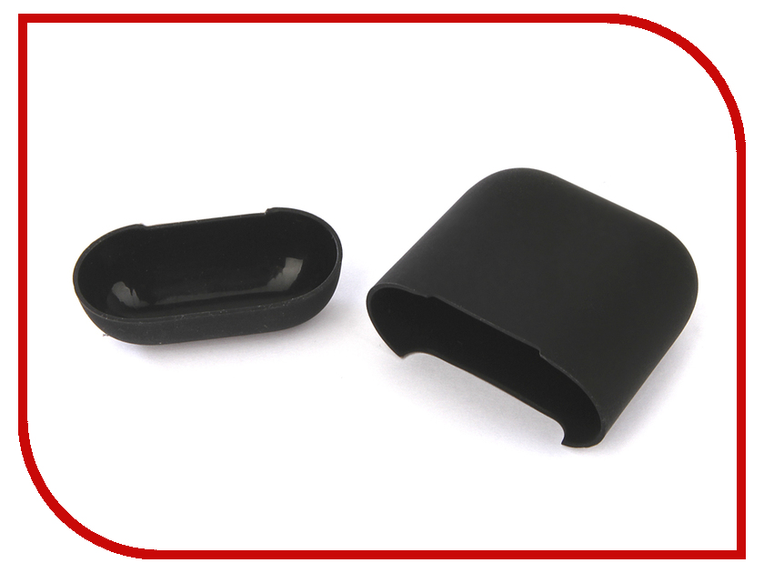

Аксессуар Чехол Gurdini Ultra Slim Silicone для Airpods Black 907782, 907782
