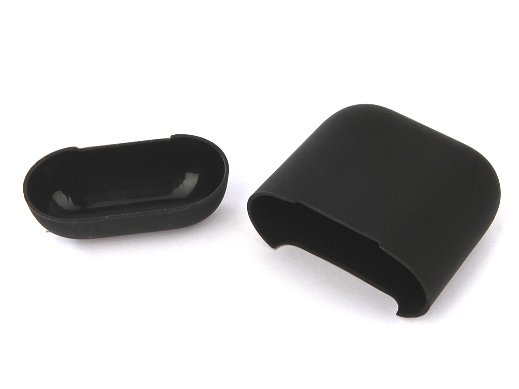 фото Чехол gurdini ultra slim silicone для airpods black 907782