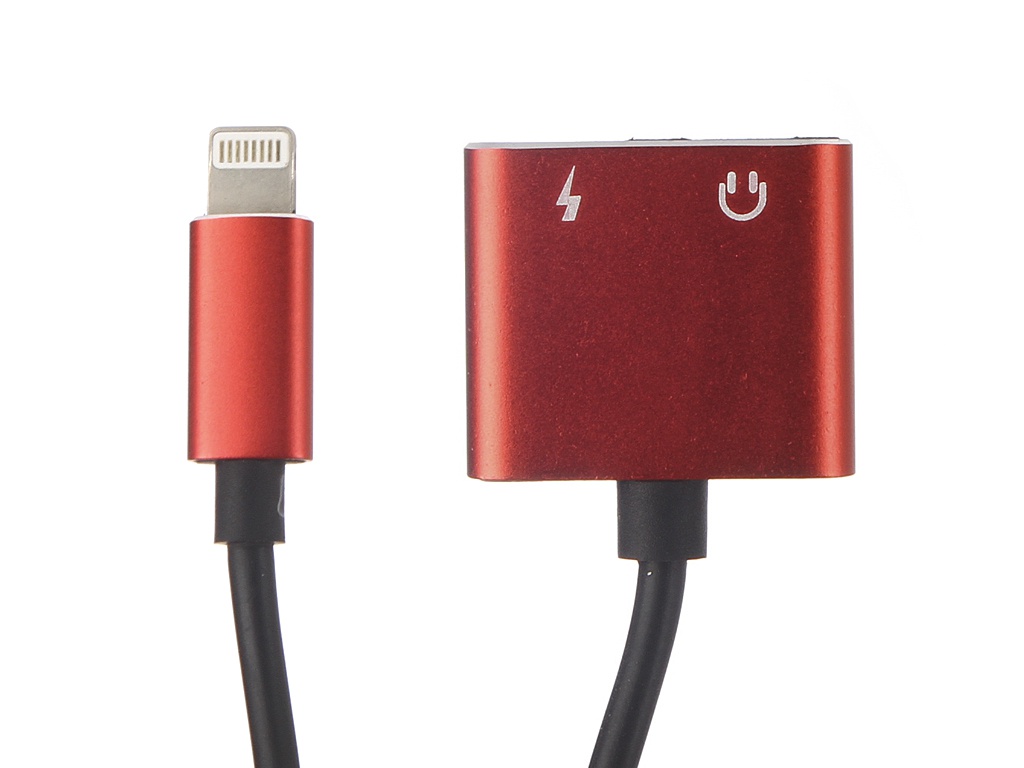 

Аксессуар Gurdini Adapter Dual Lightning Audio - Charge 10cm Red 904453, 904453