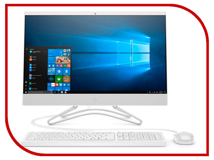 фото Моноблок HP 24-f0036ur AiO White 4GT37EA (Intel Core i5-8250U 1.6 GHz/8192Mb/1Tb/DVD-RW/Graphics 620/Wi-Fi/Bluetooth/Cam/23.8/1920x1080/DOS) Hp (hewlett packard)