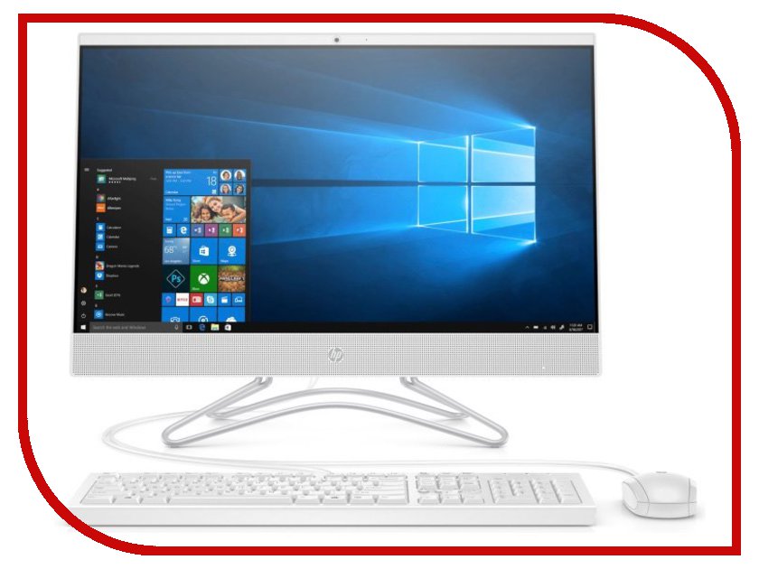 

Моноблок HP 22-c0025ur White 4GS90EA (Intel Core i3 8130U 2.2 GHz/4096Mb/16Gb/1Tb/No ODD/nVidia GeForce MX110 2048Mb/Wi-Fi/Bluetooth/Cam/21.5/1920x1080/Windows 10), 22-c0025ur