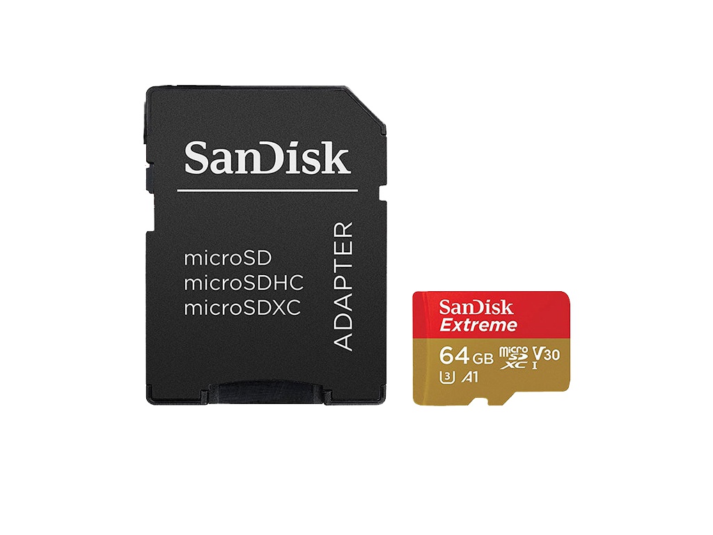 Фото - Карта памяти 64Gb - SanDisk MicroSD Extreme Class 10 SDSQXA2-064G-GN6MA с переходником под SD (Оригинальная! флеш карта microsdxc 64gb class10 sandisk sdsqxa2 064g gn6ma extreme adapter
