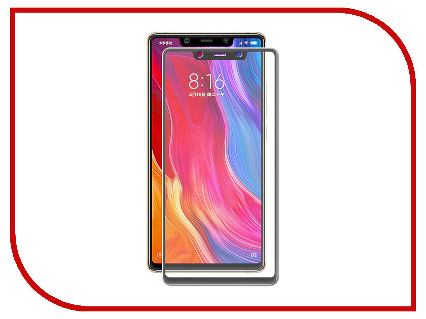 фото Аксессуар Защитное стекло Neypo для Xiaomi Mi8 SE Full Glue Glass Black Frame NFGL4834