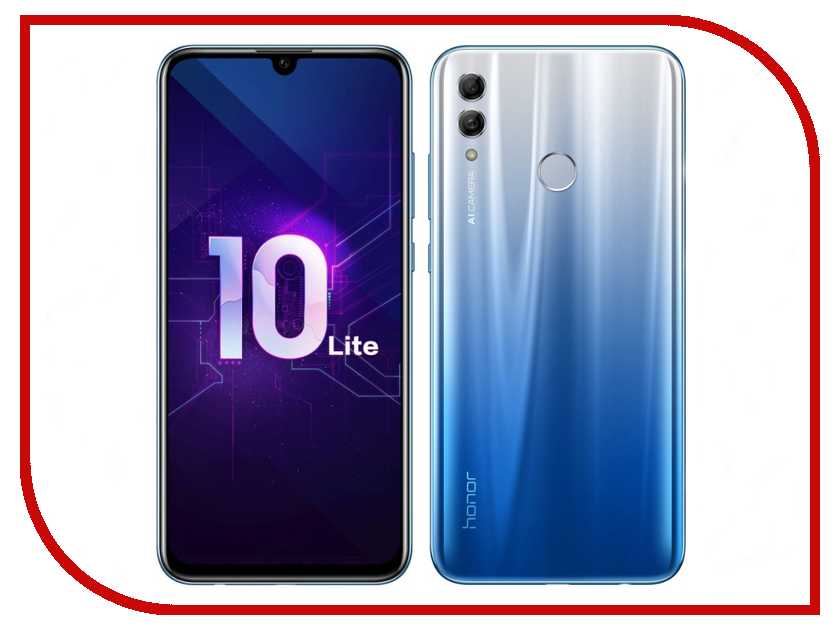 

Сотовый телефон Honor 10 Lite 3/32GB Sky Blue, 10 Lite