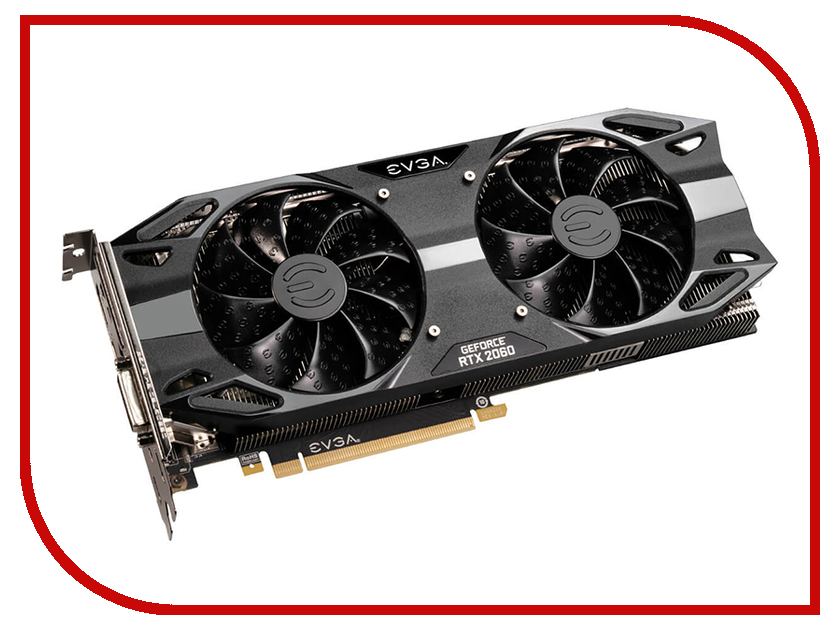 

Видеокарта EVGA GeForce RTX 2060 XC ULTRA GAMING 1830Mhz PCI-E 3.0 6144Mb 14000Mhz 192 bit DVI-D 2xDP HDMI 06G-P4-2167-KR, RTX 2060 XC ULTRA GAMING