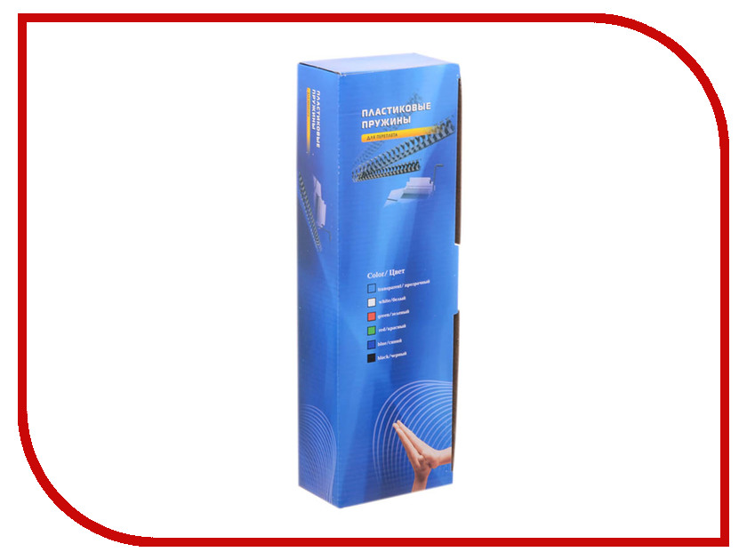 

Пружины для переплета Office Kit 8мм 100шт Black BP2010, BP2010