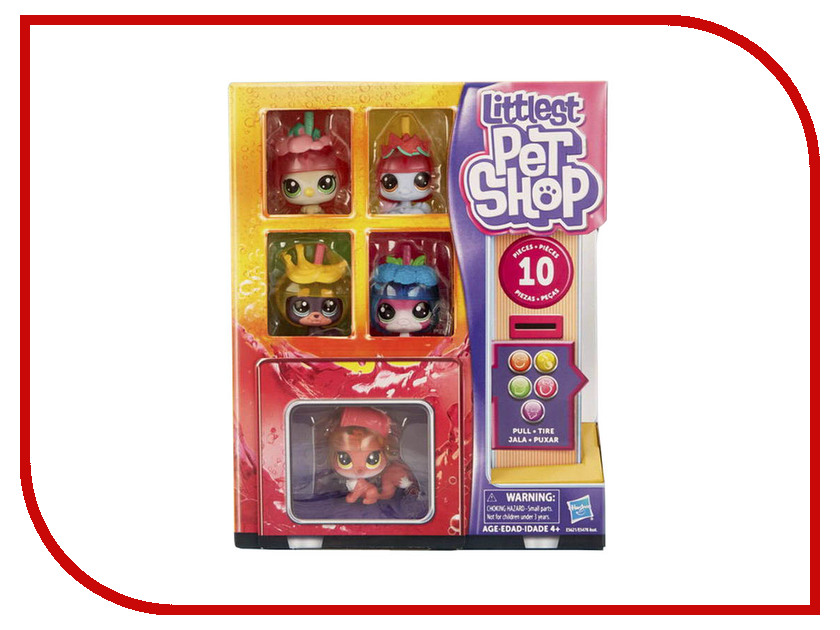 

Игрушка Hasbro Littlest Pet Shop Пет в холодильнике 10шт E5478EU4, Littlest Pet Shop Пет в холодильнике