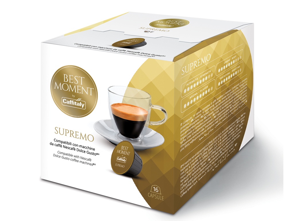 

Капсулы Caffitaly System Best Moment Supremo 16шт, Best Moment Supremo