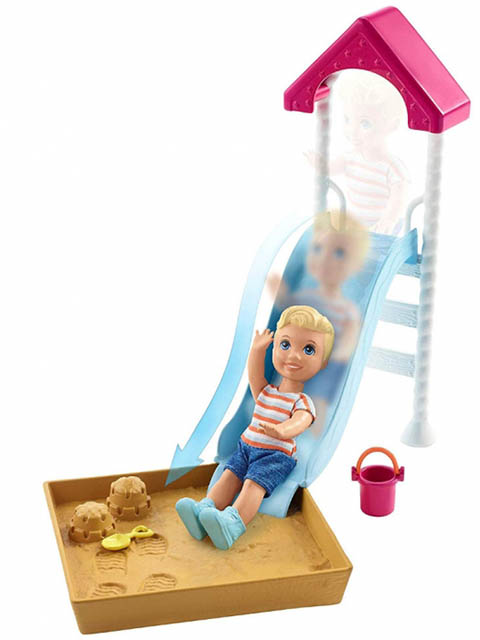 фото Коляска Mattel Barbie Игра с малышом FXG94