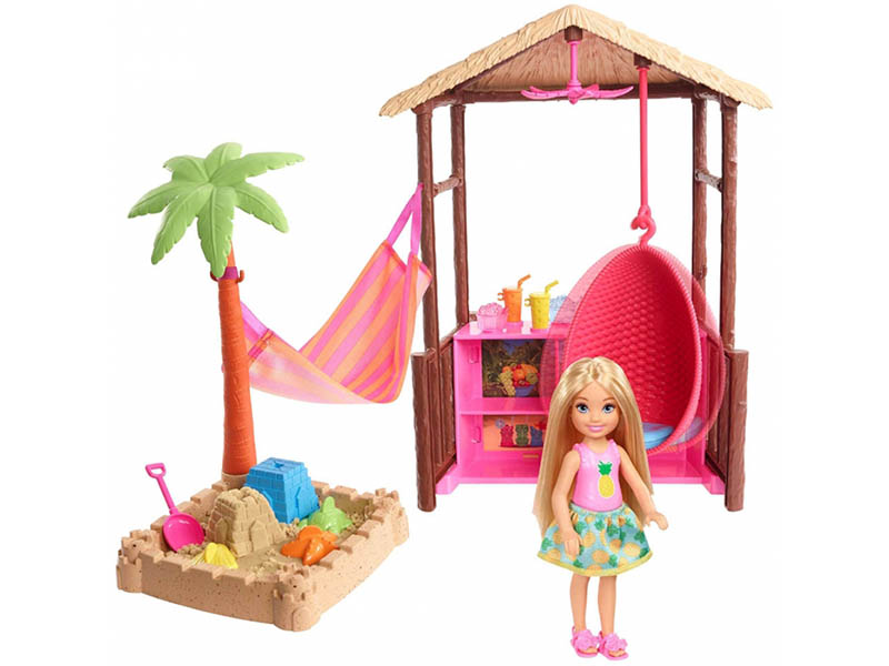 

Кукла Barbie Челси с хижиной, 15 см, FWV24, FWV24