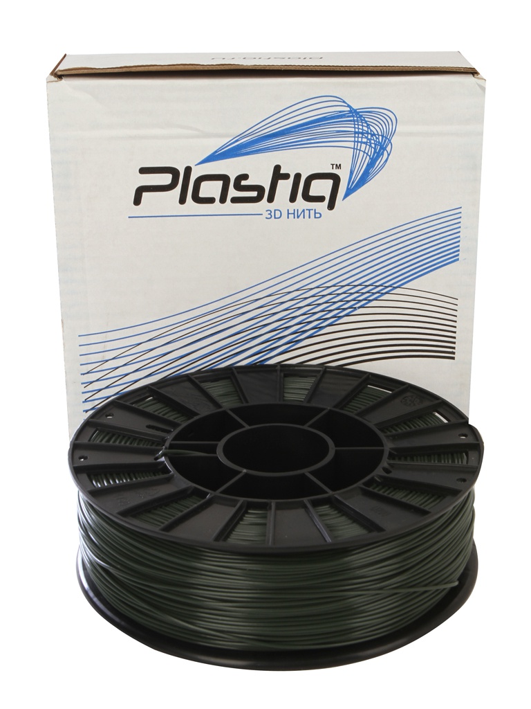 фото Аксессуар Plastiq PLA-пластик 1.75mm 900гр Green Chrome