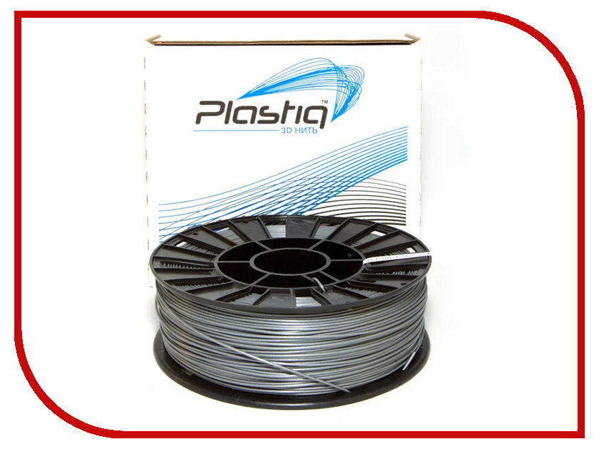 

Аксессуар Plastiq PLA-пластик 1.75mm 900гр Silver