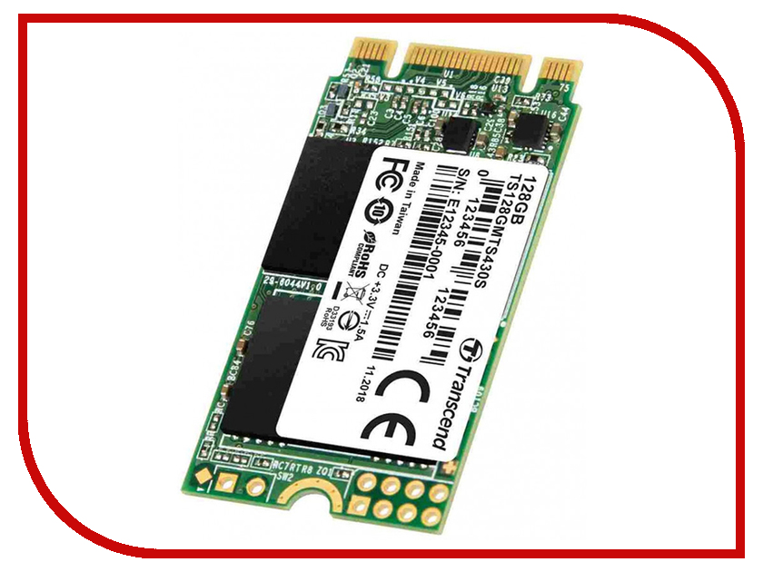 

Жесткий диск 128Gb - Transcend TS128GMTS430S, TS128GMTS430S