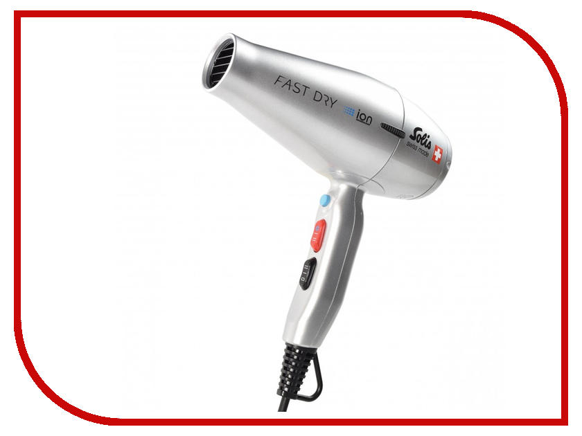 

Фен Solis FastDry Silver, FastDry
