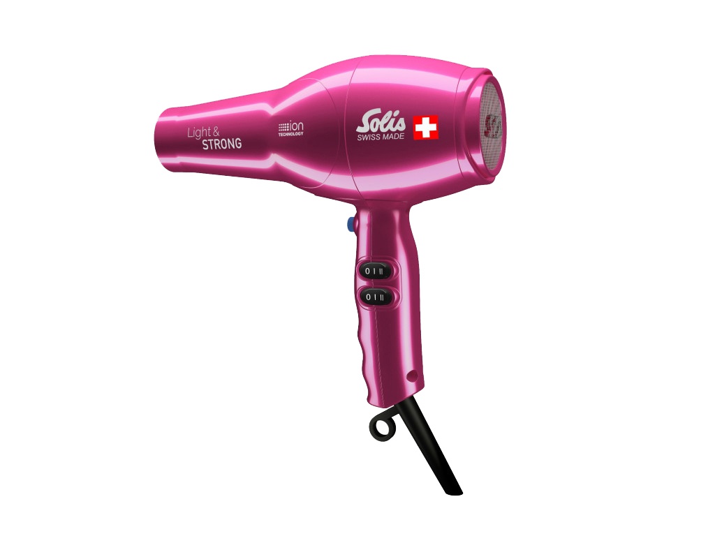 

Фен Solis Light & Strong Pink, Light