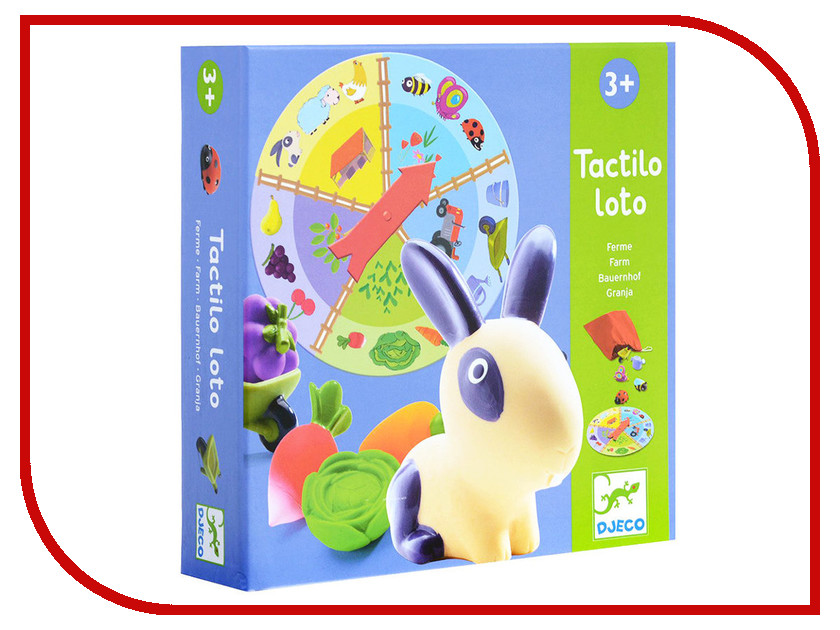 

Настольная игра Djeco Тактильное лото, Ферма 08135, 08135