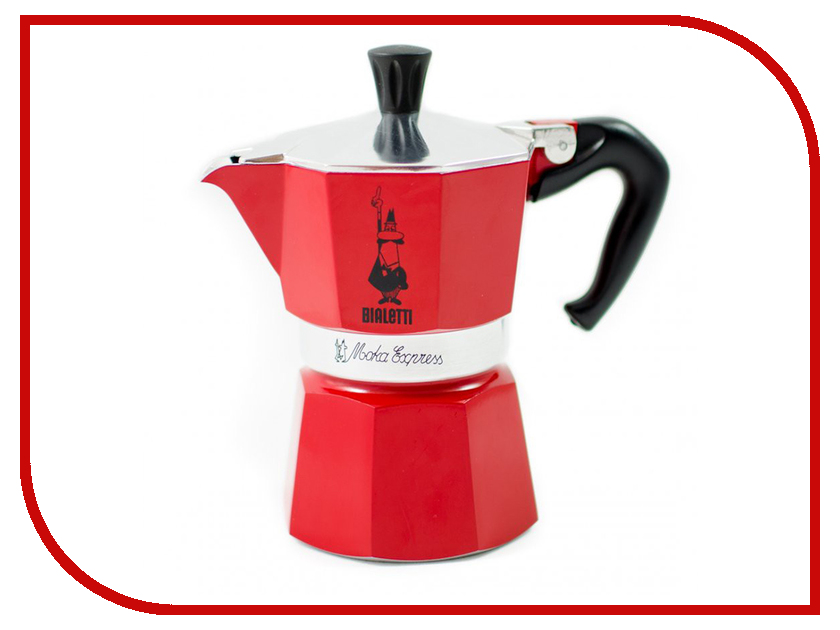 

Кофеварка Bialetti Moka Express Rossa 6 порций 4943, 4943