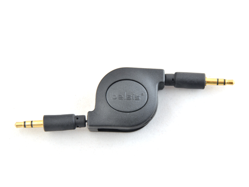 фото Аксессуар Belsis Jack 3.5mm /M - Jack 3.5mm /M 0.8m Black BGL1179