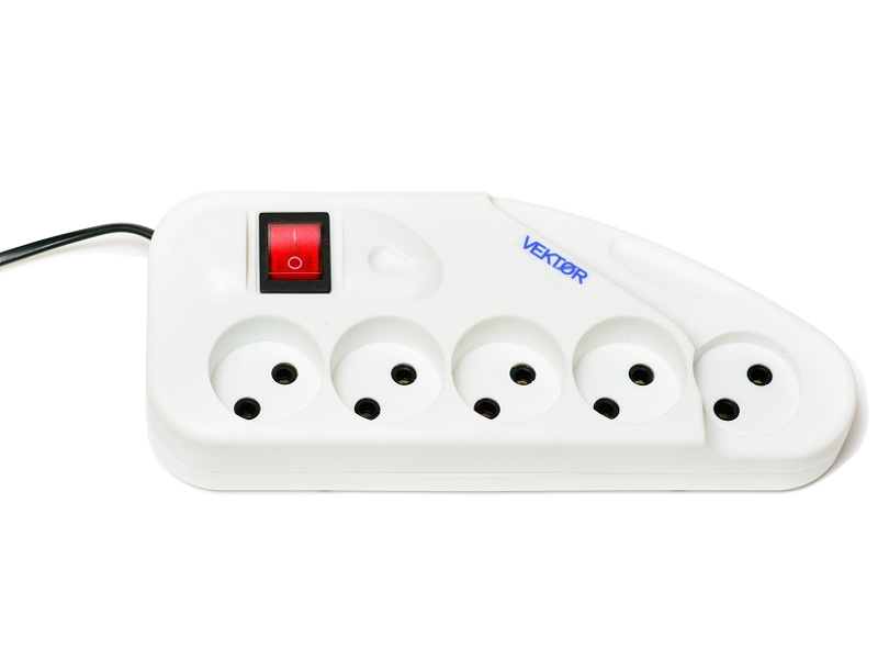 

Сетевой фильтр Vektor Lite 5 Sockets Light-Grey 3m 15783, 15783