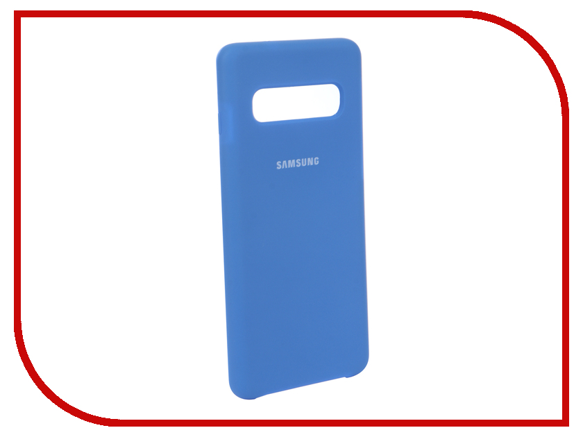 

Аксессуар Чехол для Samsung Galaxy S10 2019 Innovation Silicone Blue 14354, Samsung Galaxy S10
