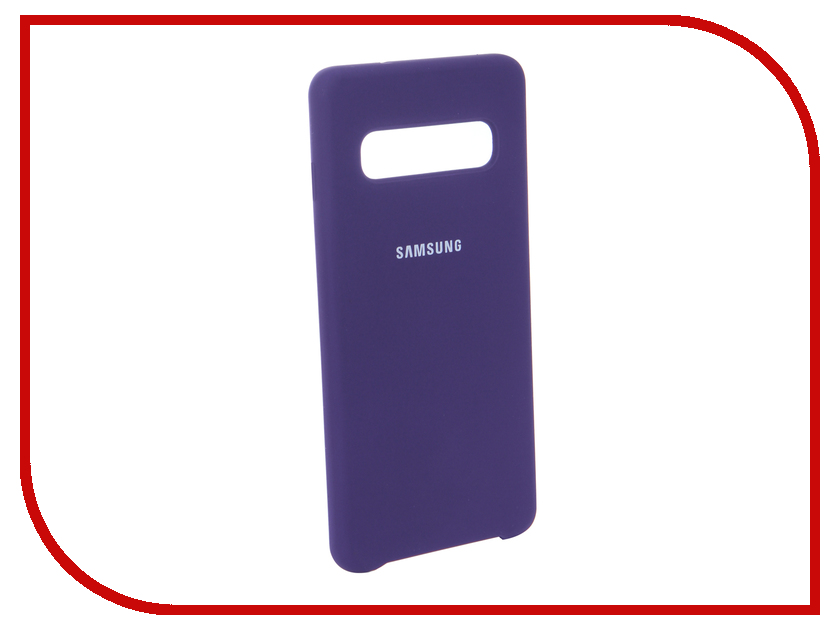 фото Аксессуар Чехол Innovation для Samsung Galaxy S10 2019 Silicone Violet 14355