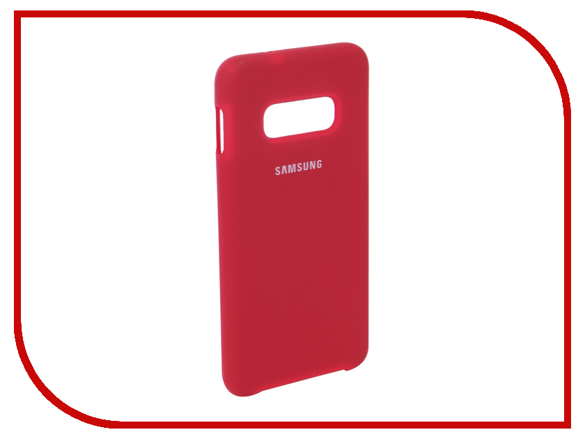 фото Аксессуар Чехол Innovation для Samsung Galaxy S10 Lite 2019 Silicone Red 14358