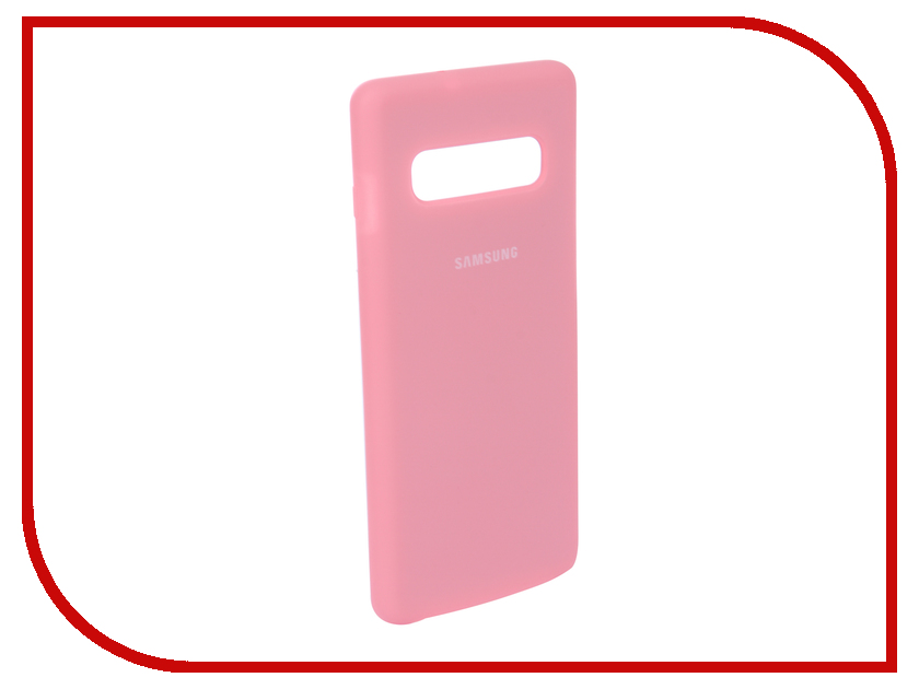 

Аксессуар Чехол для Samsung Galaxy S10 Plus 2019 Innovation Silicone Pink 14365, Samsung Galaxy S10 Plus