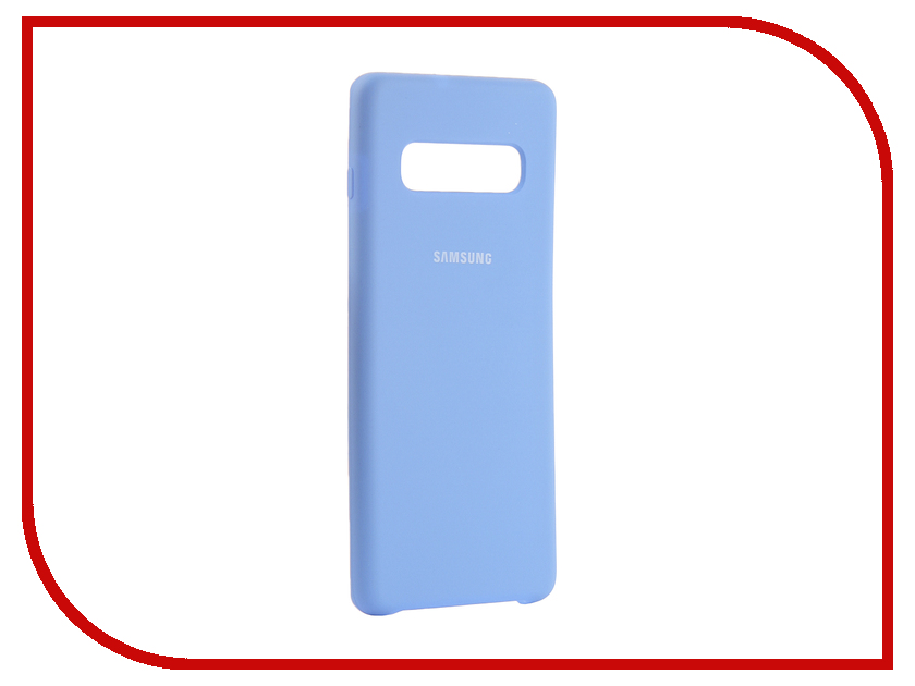 фото Аксессуар Чехол Innovation для Samsung Galaxy S10 Plus 2019 Silicone Blue 14362