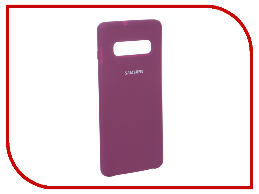 фото Аксессуар Чехол Innovation для Samsung Galaxy S10 Plus 2019 Silicone Violet 14363