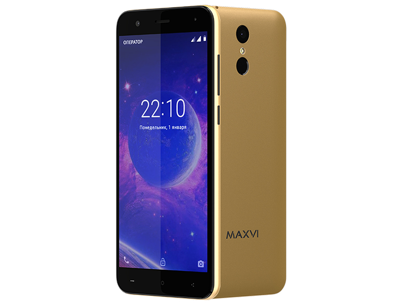 

Сотовый телефон Maxvi MS531 Vega LTE Gold, MS531 Vega LTE