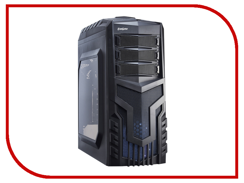 

Корпус ExeGate EVO-8203N 600W Black 277149, Miditower EVO-8203N