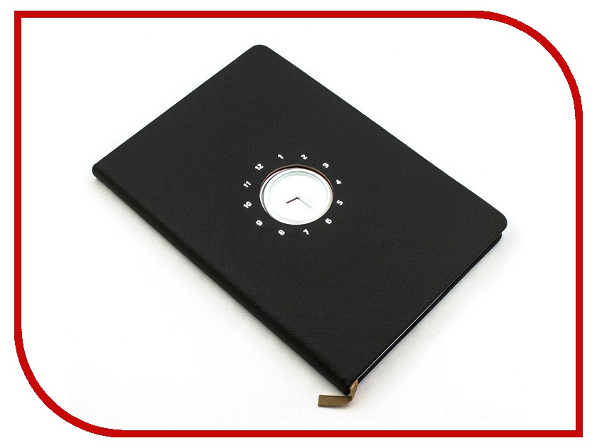 

Блокнот Эврика с часами А6 Black 99267, 99267