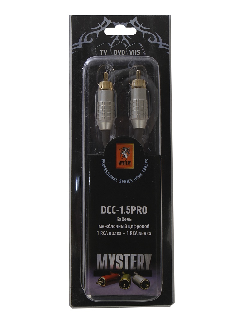 фото Аксессуар Mystery 1RCA - 1RCA 1.5m DCC-1.5PRO