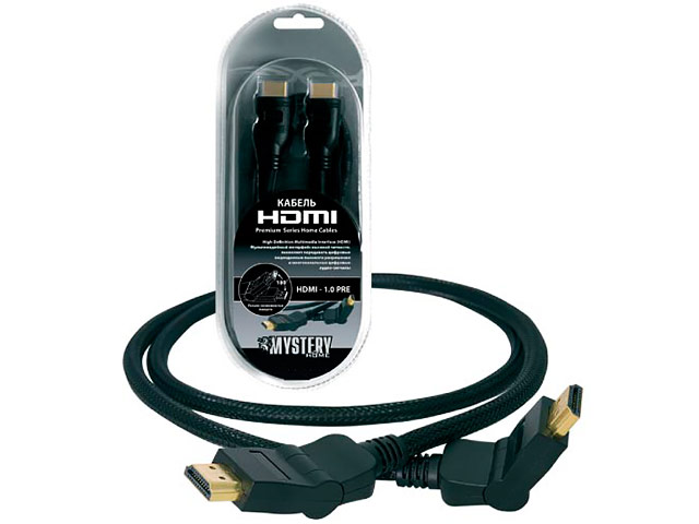 

Аксессуар Mystery HDMI - HDMI 1m HDMI-1.0pre, HDMI-1.0pre