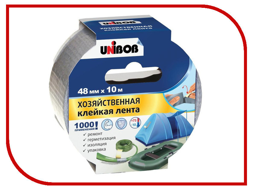 

Лента Клейкая лента хозяйственная Unibob 48mm х 10m 854631, 854631