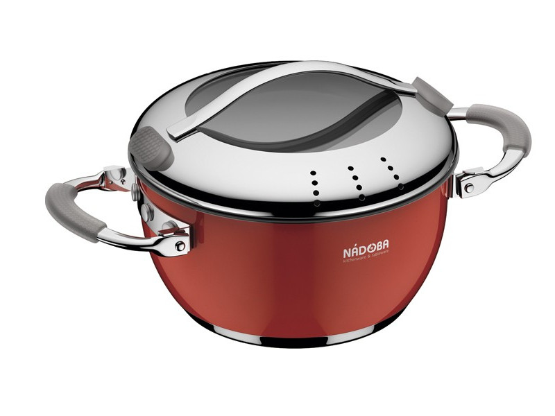 

Кастрюля Nadoba Kvetunka 16cm 1.4L Red 727213, 727213
