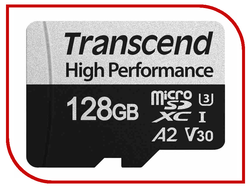 фото Карта памяти 128Gb - Transcend MicroSDXC UHS-I U3 A2 TS128GUSD330S