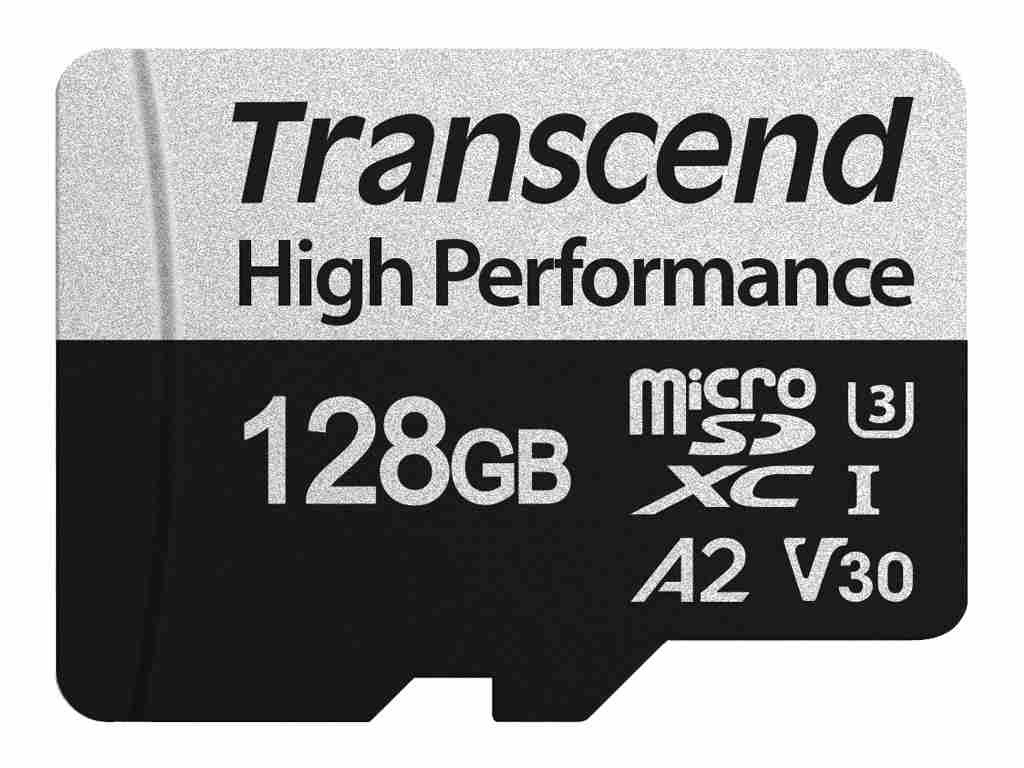 

Карта памяти 128Gb - Transcend MicroSDXC UHS-I U3 A2 TS128GUSD330S, TS128GUSD330S