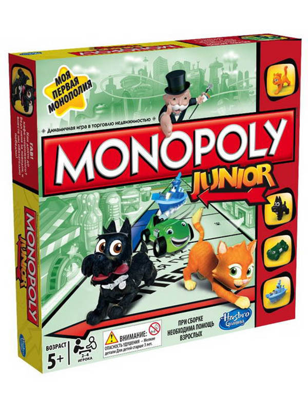 

Игрушка Hasbro Монополия Джуниор A6984RA0, A6984RA0