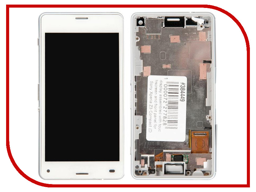 

Дисплей RocknParts для Sony Xperia Z3 Compact D5803 White 384449, 384449