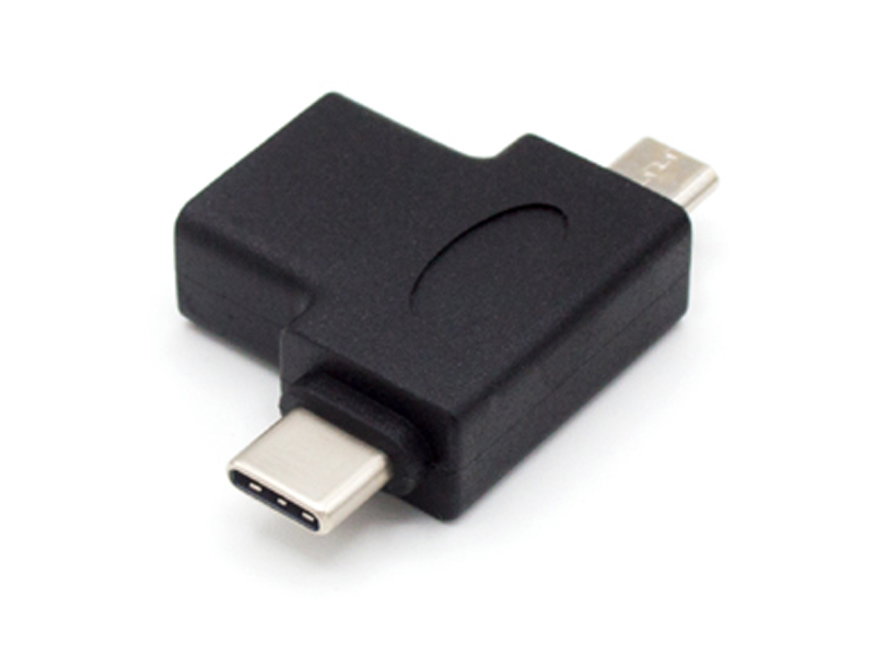 

Аксессуар KS-is OTG 2в1 USB F- MicroUSB M/USB Type C M KS-360, KS-360