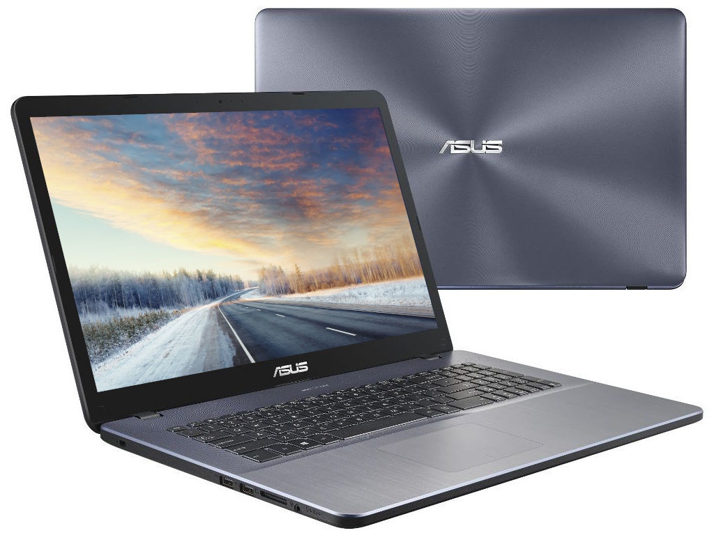 

Ноутбук ASUS VivoBook X705UB-GC229 90NB0IG2-M02560 (Intel Core i5-8250U 1.6 GHz/8192Mb/1000Gb + 128Gb SSD/nVidia GeForce MX110 2048Mb/Wi-Fi/Cam/17.3/1920x1080/Endless), 90NB0IG2-M02560