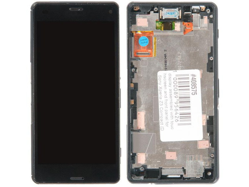 

Дисплей RocknParts для Sony Xperia Z3 Compact D5803 с передней панелью Black 408575, 408575