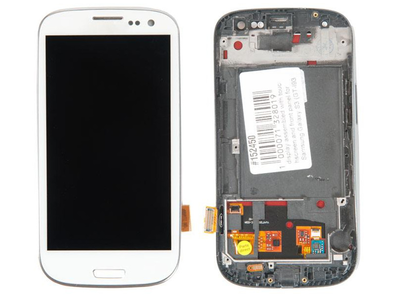 фото Дисплей RocknParts для Samsung Galaxy S3 GT-I9300 с передней панелью White 152450