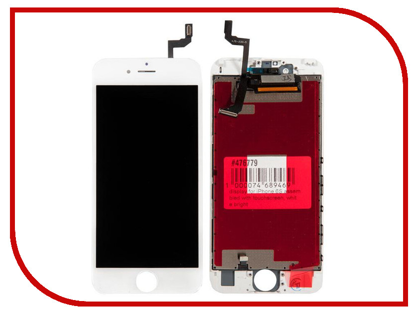 

Дисплей RocknParts для APPLE iPhone 6S White 476779, 476779